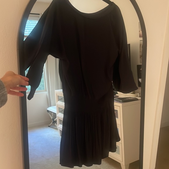 Splendid Black Silk Mini Pleated Dress Small NWOT - Picture 9 of 13